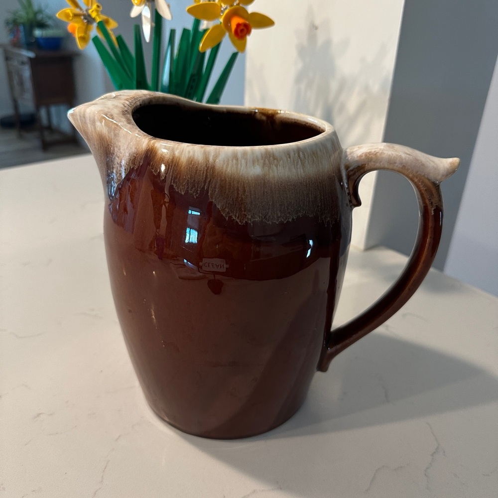 McCoy VTG Brown Drip Pitcher